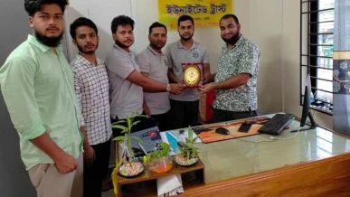মাষ্টারপাড়া সমাজ কল্যাণ পরিষদ সৌজন্য সাক্ষাৎ 