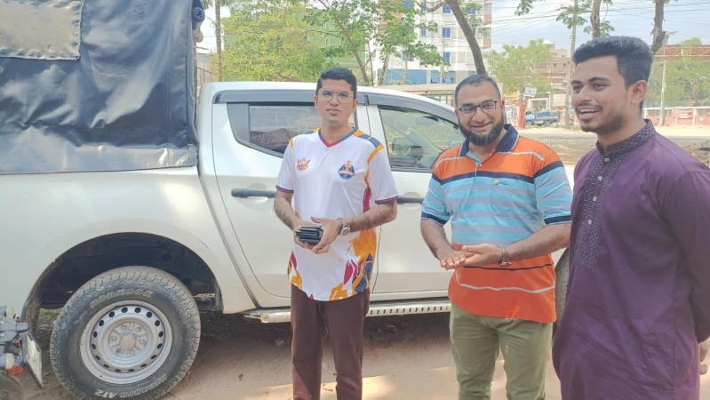 সহকারী কমিশনার ভূমি জনাব শিবু দাস, ছাগলনাইয়া উপজেলা এর সাথে আলোচনারত