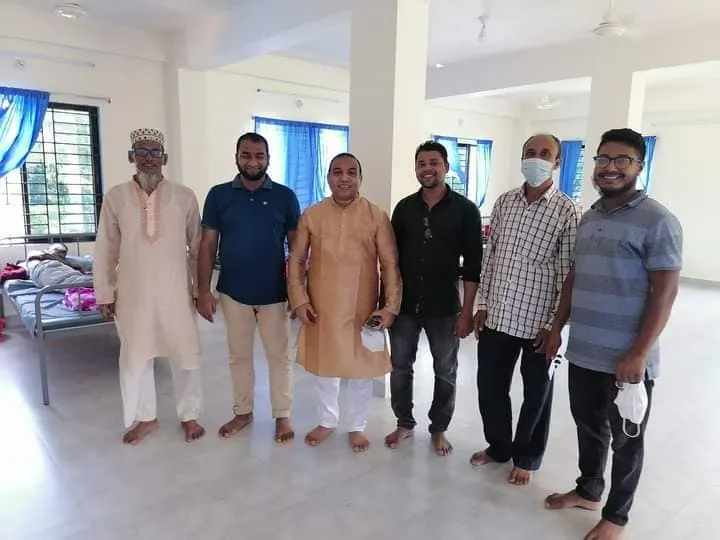 ওয়াহিদুর রহমান স্বাস্থ্যকেন্দ্র পরিদর্শন