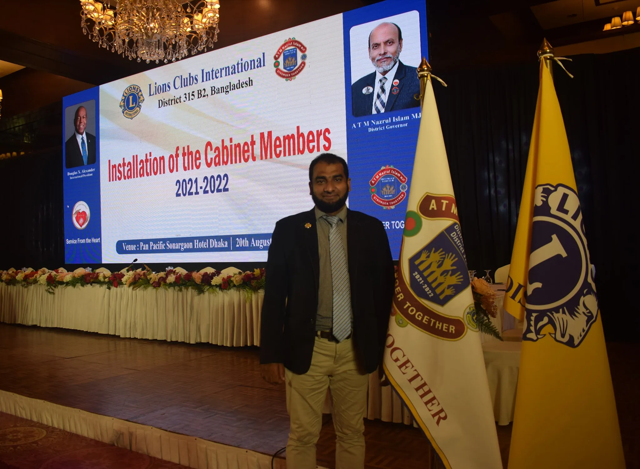 Installations of the Cabinet Members 2021-2022, District 315 B2, Bangladesh