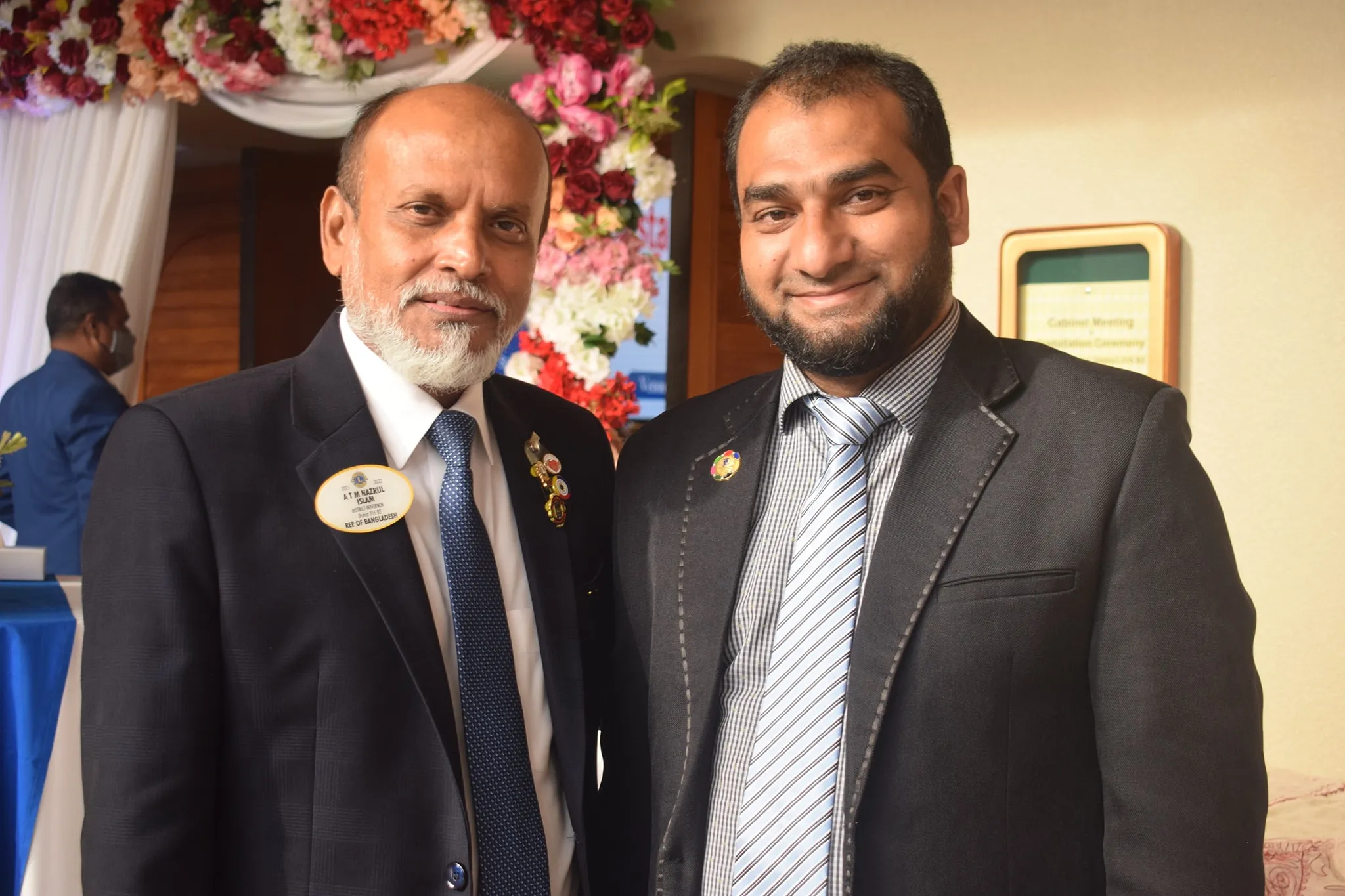 with District Governor, 315 B2, Bangladesh - Lions Clubs International